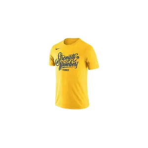 NBA GSW Dri-FIT T-Shirt "Yellow-Playoffs Bound Team Mantra" 812863 728