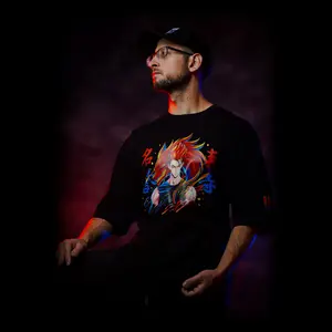 Meiyo & Toji Water Color Oversized Shirt