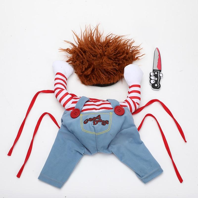Chucky pet costume for all sized dogs