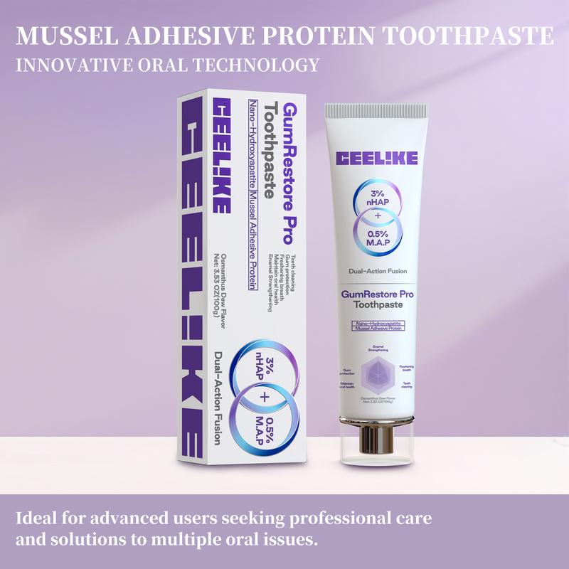 CEELIKE 3-Sided Toothbrush + 2 Toothpaste Set – 360° All-Around Cleaning, Gentle Care, Ideal for Daily Oral Care, Travel-Friendly Design, Available in Multiple Combinations.