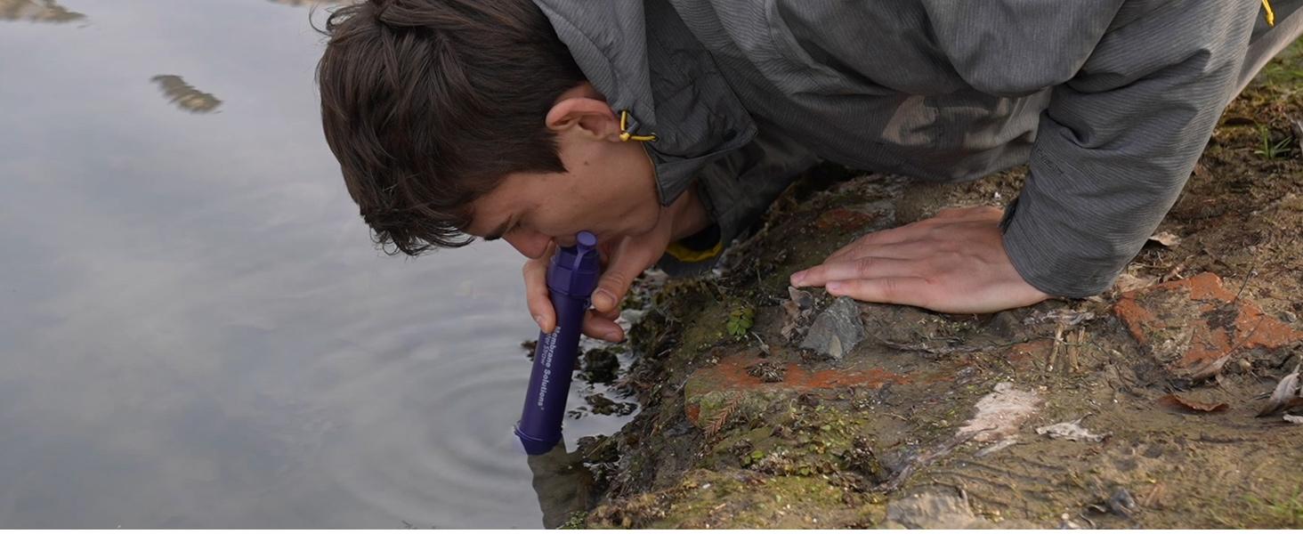 Membrane Solutions 6L Gravity Water Filter 0.1-Micron Versatile Water Purifier Camping with Adjustable Tree Strap Storage Bag Membrane Solutions 6L Gravity Water Filter 0.1-Micron Versatile Water Purifier Camping with Adjustable Tree Strap Storage Bag