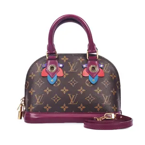 Pre-owned Louis Vuitton Coated Canvas Shoulder Bags Alma BB Damier Multicolor Monogram 52157932