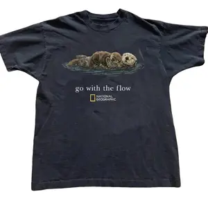 National Geographic with "Go with the flow" Baby Tee