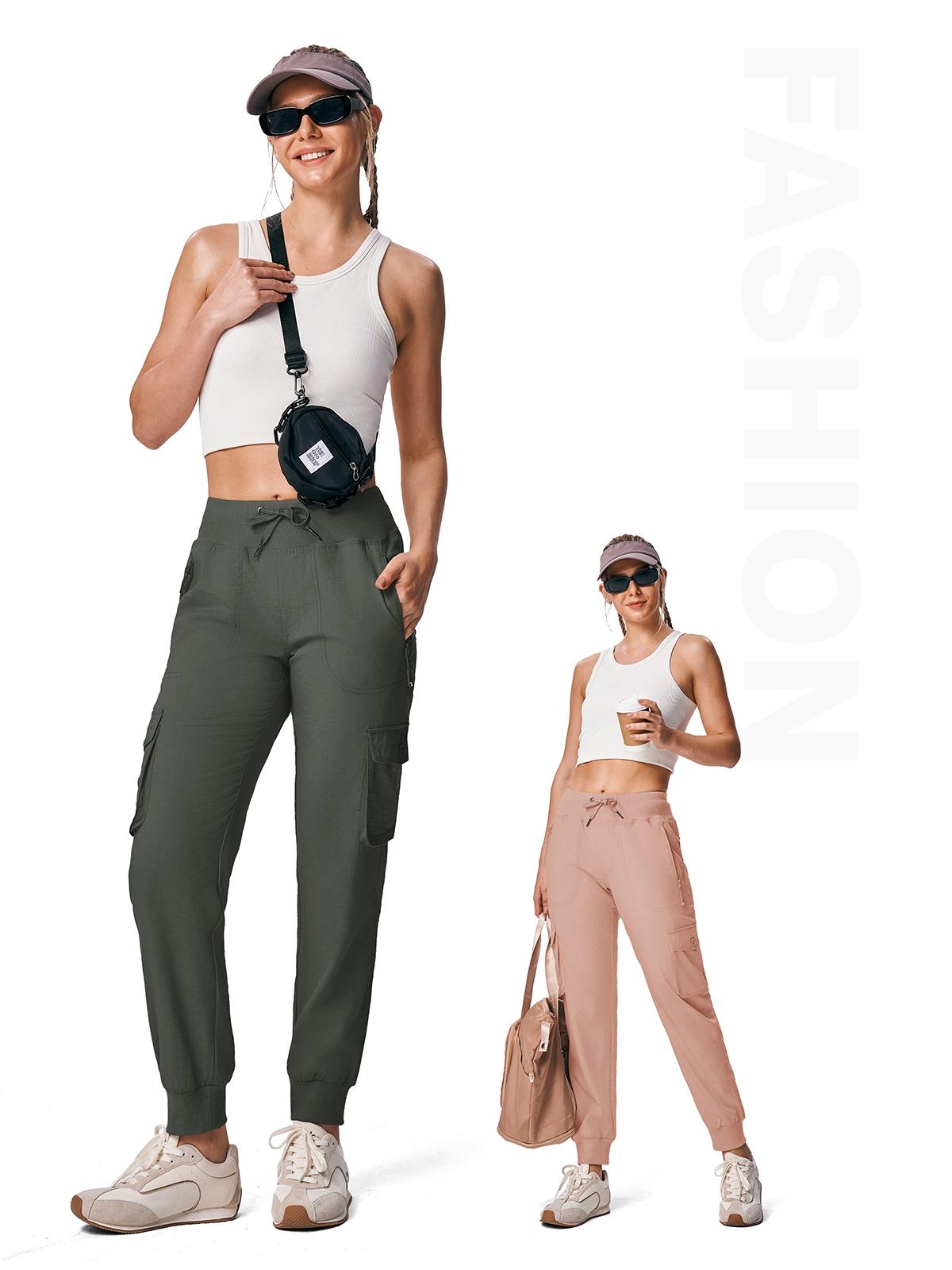 1/2 PACK YSENTO Women's Cargo Pants Casual Lightweight Hiking Outdoor Pants Quick Dry Travel Sweatpants Joggers Elastic Waist With Multiple Pockets #Monther's DAY 1/2 PACK YSENTO Women's Cargo Pants Casual Lightweight Hiking Outdoor Pants Quick Dry Travel Sweatpants Joggers Elastic Waist With Multiple Pockets #Monther's DAY