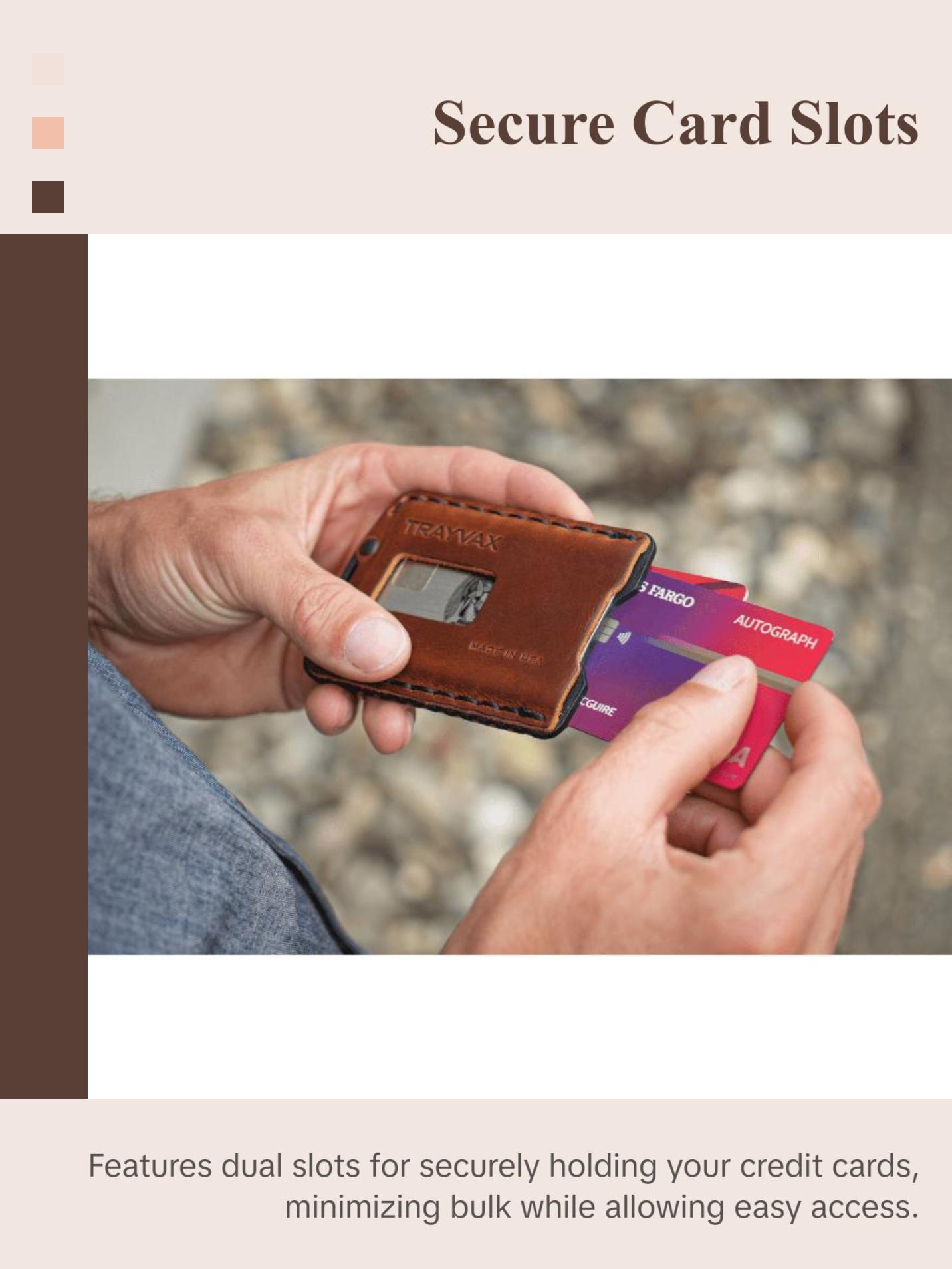 Ascent Wallet - Raw Tobacco Brown