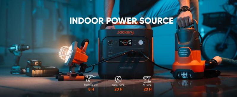 Jackery Explorer 2000 v2 Power Station and 100Wair Solar Panel, 2042Wh LiFePO4 Home Backup Battery, 2200W Solar Generator, USB-C PD 100W Fast Charging for Emergencies, Power Outages, Camping