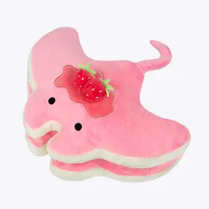 Stacks the Strawberry Pancake Manta Ray Plush
