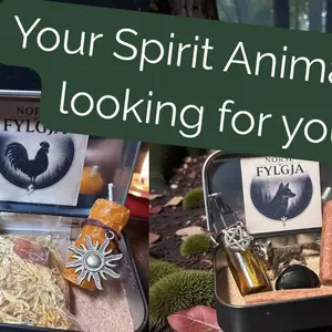 Mystery SPIRIT Animal Altar Tin, Fylgia Norse Guide
