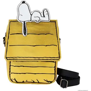 Loungefly Peanuts 75th Anniversary Snoopy Doghouse Crossbody Bag