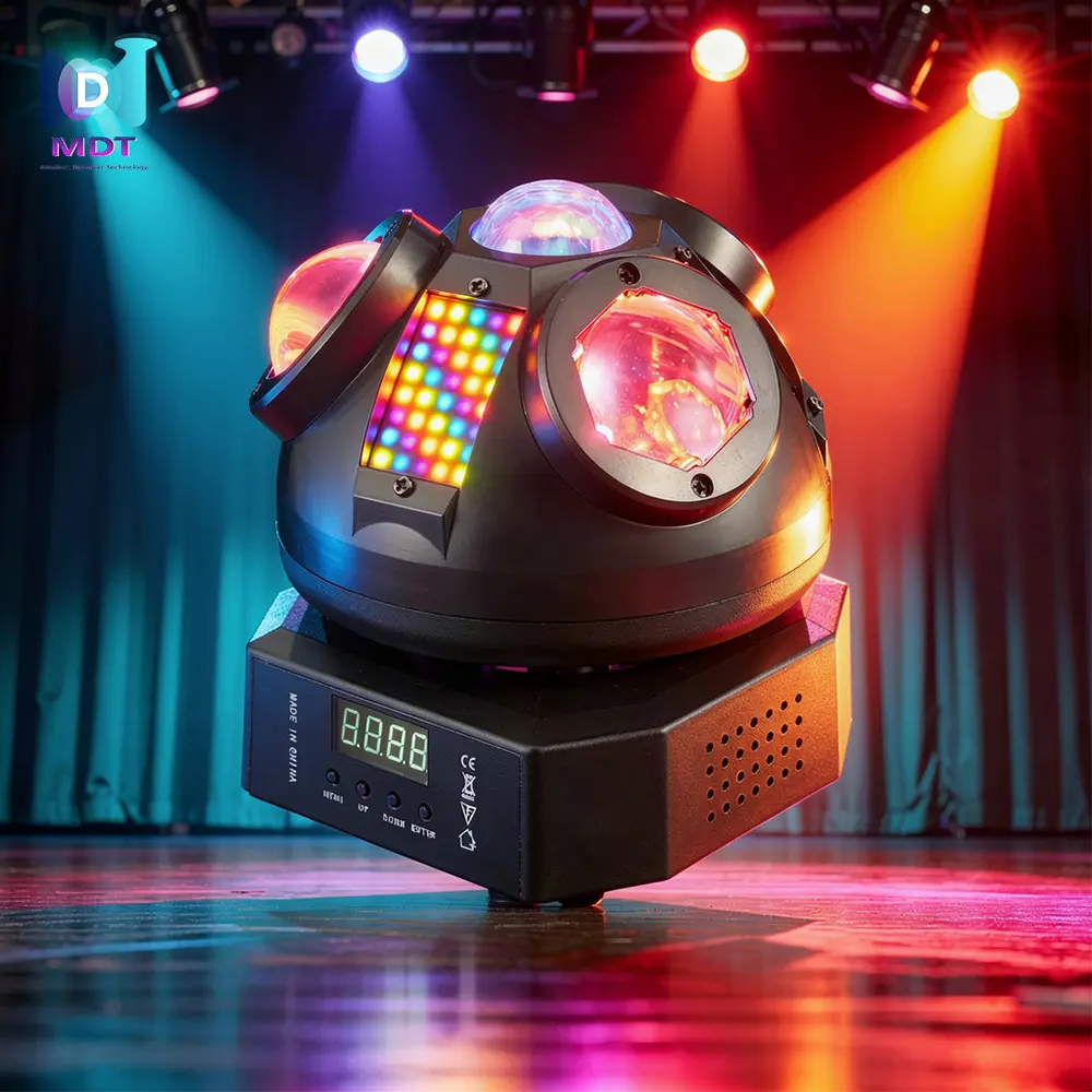 Father's Day Gifts Illusion Color Single Ball Light for Disco Spaceship Stage Festival Christmas Club Wedding Birthday Party
