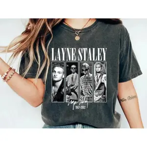 Vintage Layne Staley Alice In Chains Band Member Men S-5XL Tee Unisex Shirt Gift For Her, Music Tour Shirt,Graphic Tee