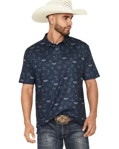 Buckwear Men's Busch Light Repeat Short Sleeve Polo - 5561