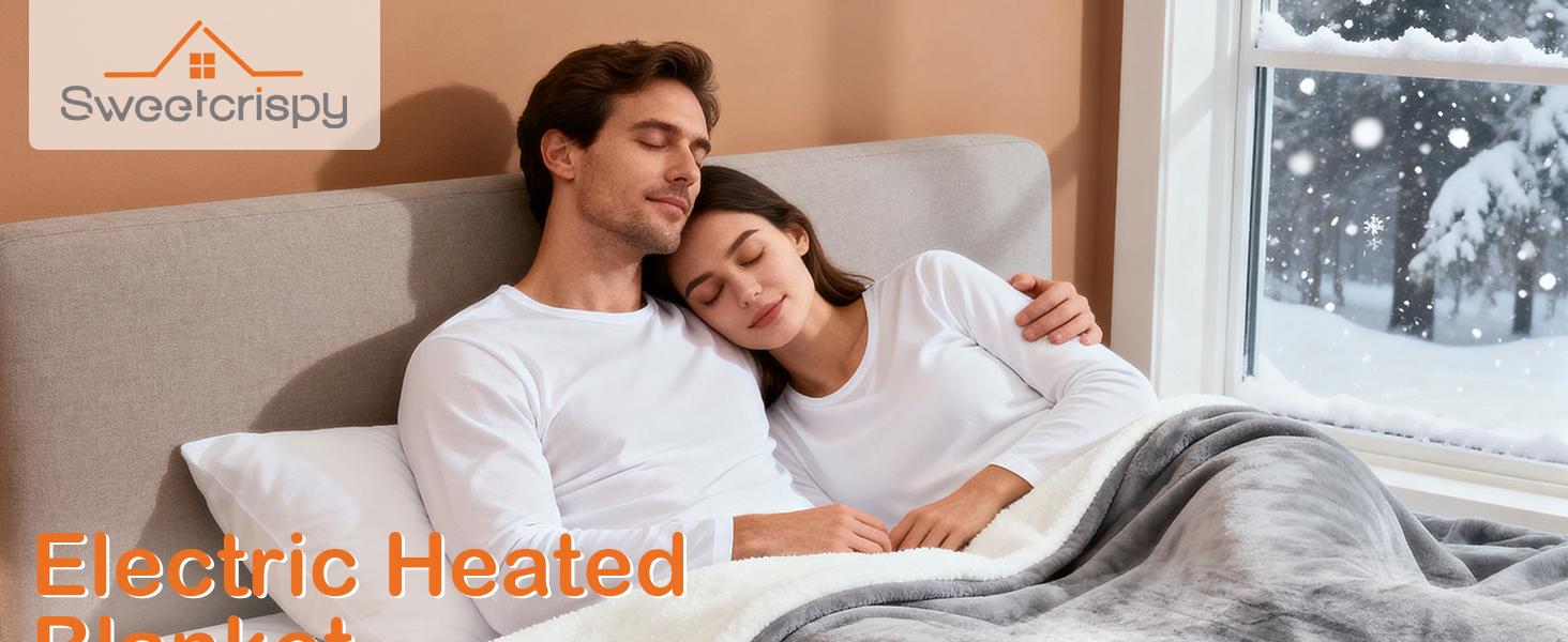 Heated Blanket Throw, Heating Electric Blanket with 10 Heat Levels and Auto-Off, Washable Dual-Sided Flannel & Sherpa Fabric Electric Throw Blanket Warmer for Office Home Use Heated Blanket Throw, Heating Electric Blanket with 10 Heat Levels and Auto-Off, Washable Dual-Sided Flannel & Sherpa Fabric Electric Throw Blanket Warmer for Office Home Use