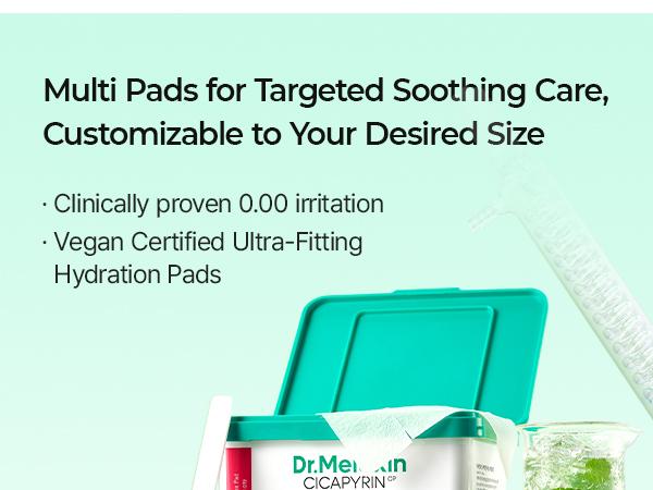 [Dr.Melaxin] Cicapyrin Calming Line | Cicapyrin Calming Ampoule & Cream & 4-Part Pad | Soothing, Cooling, Cica-Exosome | Korean Cosmetics