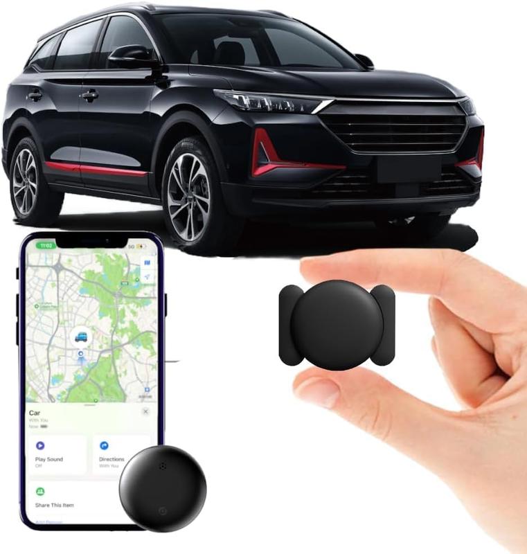 （ios）Hidden Magnetic Mini GPS Tracker for Vehicles - No Subscription GPS Device, Real-Time GPS Tracking for Kids, Pets, or Vehicles, Works(iOS Only) Find My, Vehicle Locator easter gift