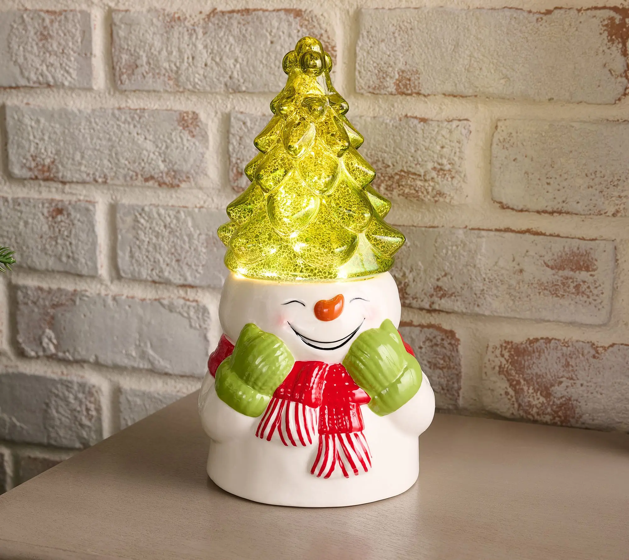 Kringle Express Illuminated Ceramic & Glass Holiday Character