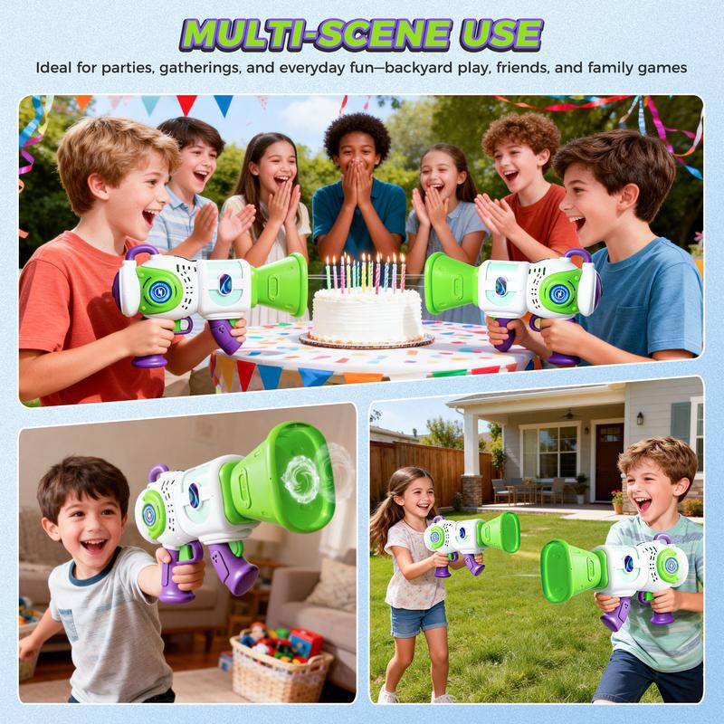 2026 New Fully Automatic Handheld Children's Electric Smoke Toy, USB Charging, Fun Toy, Holiday Birthday Gift