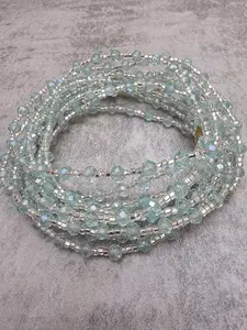 Clear Ice Waist Beads