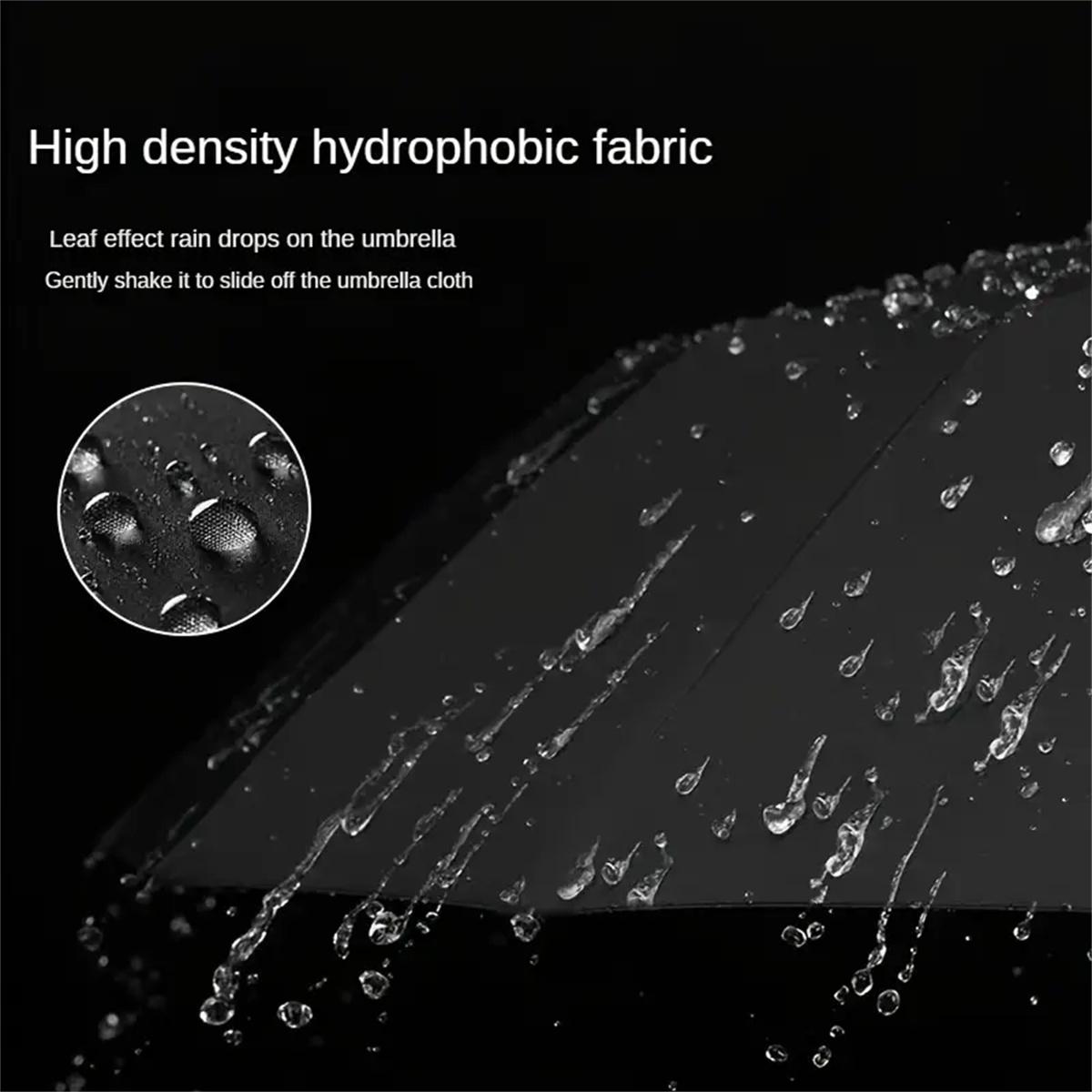 Automatic Folding Umbrella 1 Count 60pcs Portable Rain Umbrella with Loop Buckle Windproof Waterproof for Men Women