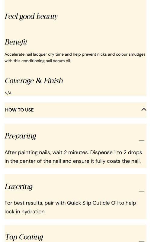 butter LONDON P.D. Quick Dry Conditioning Drops - Fast-Setting Formula with Nourishing Oils