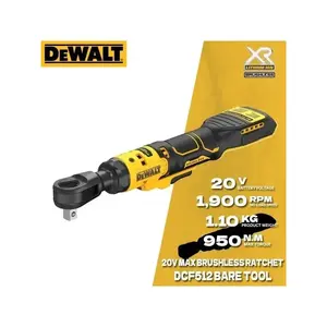 DEWALT DCF512 Power Right Angle Ratchet Wrench: Cordless, Brushless, Variable Speed & LED Function