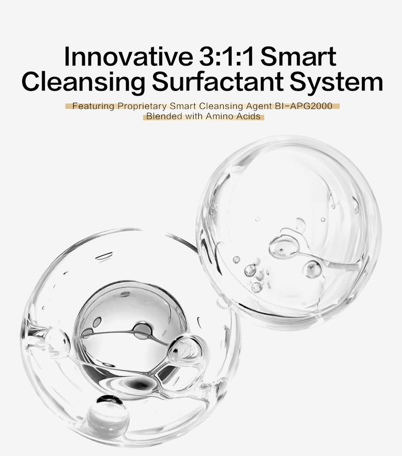 BiO-G Biog311 Amino Acid Cleanser Mousse Deep Cleansing Facial Mousse with 200 Million Micron Foam Tear-Free Formula for Skin Repair 150ml