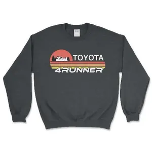 Toyota 4Runner Crewneck Sweatshirt-Licensed Merchandise Menswear Classic