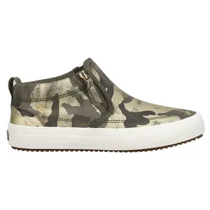 Sperry Womens Crest Lug Camouflaged Chukka Sneakers Shoes Casual - Green