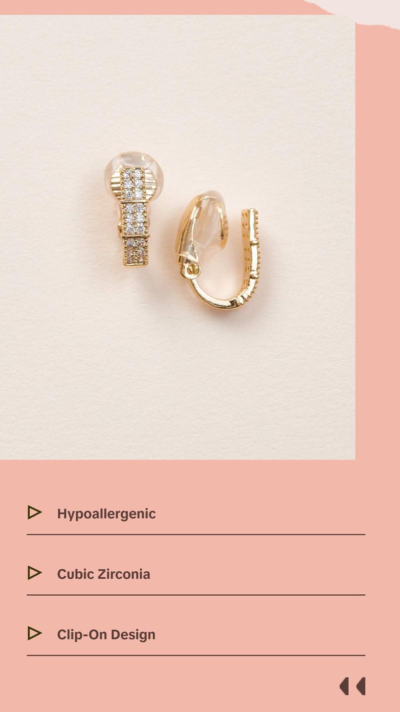 Clip on Huggie Earrings