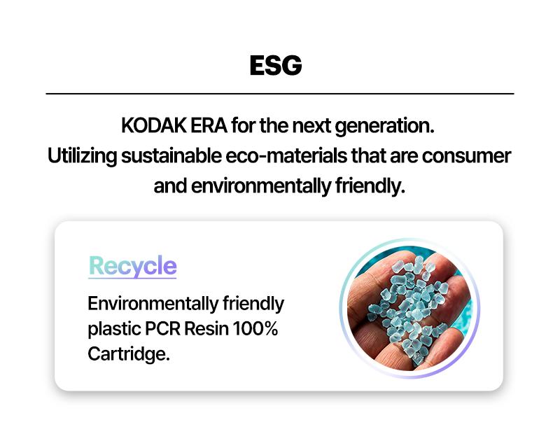 KODAK Mini 3 ERA 4PASS Portable Photo Printer (Printer + Initial 8 Sheets + 60 Sheets)