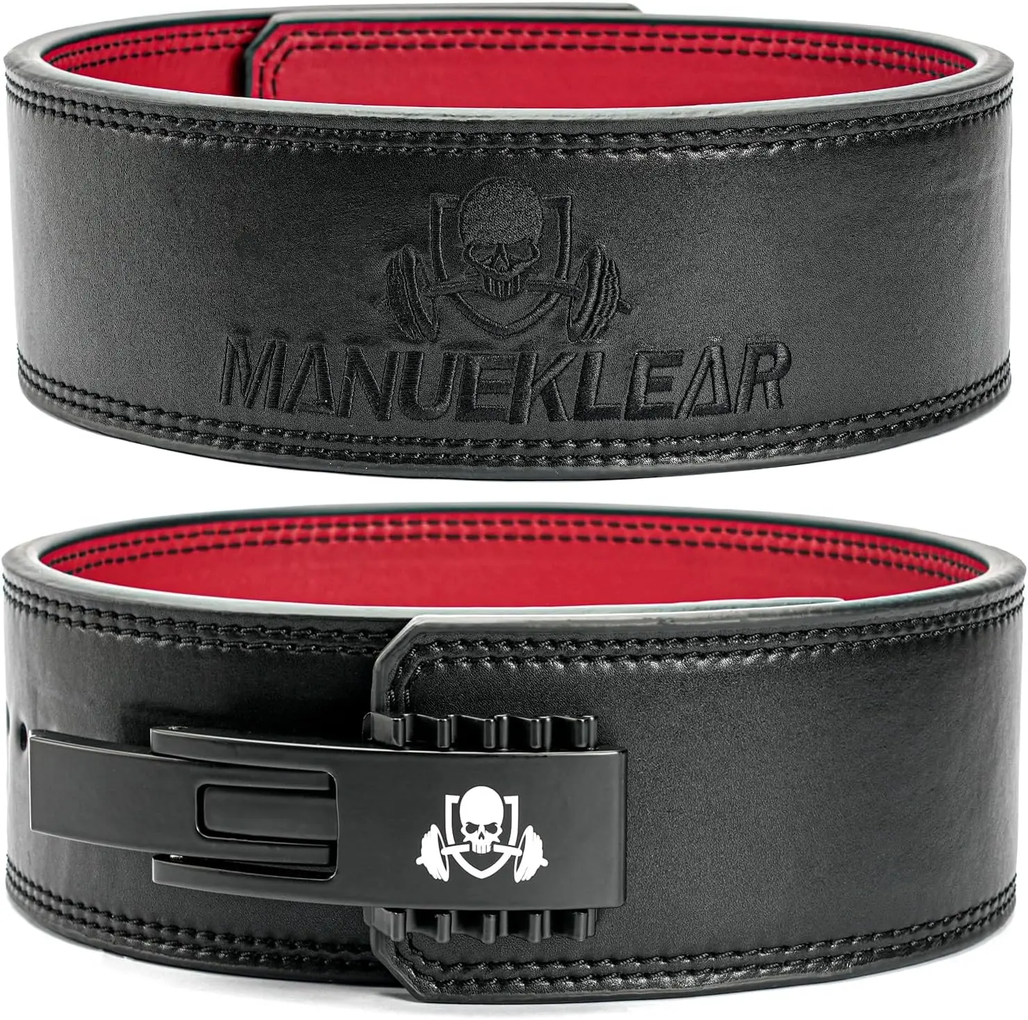 Leather Lever Belt Weightlifting for Men & Women Powerlifting Lever Belt with 10mm Back Support Weight Lifting Belt for Weightlifting Deadlifts