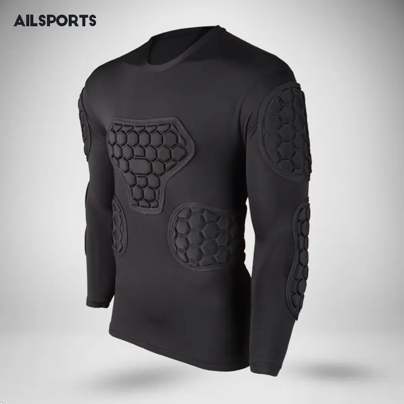 Goalkeeper Clothing Honeycomb Skinny Football Goalkeeper Clothing, Goalkeeper Clothing, Knee Pads, Elbow Pads, Chest Pads football jersey pads summer casual streetwear Athletic Compression Athletic Techwear