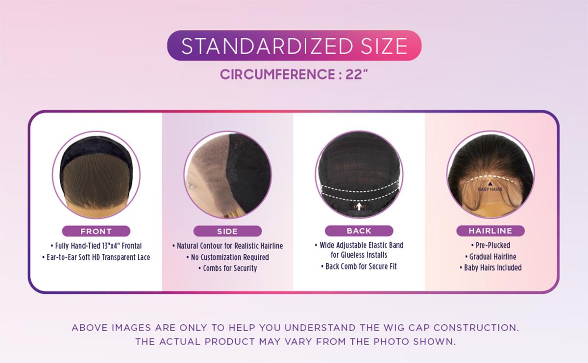 Outre HD Lace Frontal Wig Perfect Hairline Glueless Fully Hand-Tied 13X4 Swoop Series Swoop10