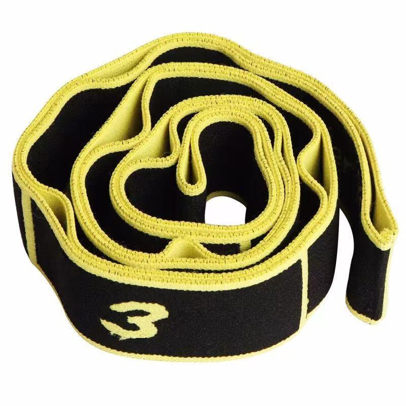 Spot Yoga Stretching Band Digital Segmented Dance Shaping Body Elastic Rope Position Training Assisted Resistance Stretching Fitness Adjustable Leg and Pelvic Floor Trainer Deep Firm Massage Yoga Roller birth  prop full-body training arm band