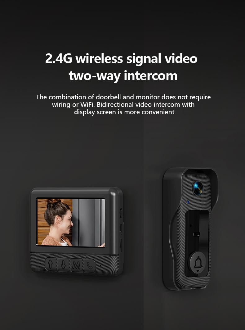 X6 Wireless Doorbell Camera,No WiFi Video Doorbell with Screen , No App, No Monthly Fees,Two-Way Talk, Night Vision,Voice Changing,Rechargeable Smart Visual Doorbell, , Safety Intercom for Privacy, Alarm, Sensor,waterproof,Security Camera Safety Phone X6 Wireless Doorbell Camera,No WiFi Video Doorbell with Screen , No App, No Monthly Fees,Two-Way Talk, Night Vision,Voice Changing,Rechargeable Smart Visual Doorbell, , Safety Intercom for Privacy, Alarm, Sensor,waterproof,Security Camera Safety Phone