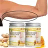 Ginger & Peptide Complex Body Shaping Cream - Ginger Bee Venom Firming Cosmetic, 100g Travel Size Skin Care, Hydrating Coffee Formula for Abdomen, Lightweight Portable Unisex Adult Multi-Pack, Firms & Moisturizes