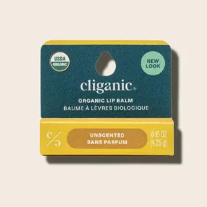 Cliganic Organic Lip Balm - Unscented, Moisturizing and Comfortable - Oil Sunflower Nourishing
