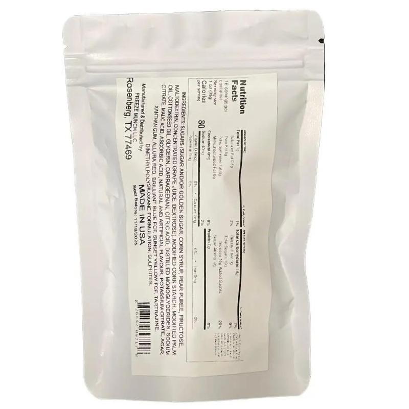 Sour Blue Razz Viral Gushers Gummy Sweet & Sour Blue Raspberry Flavor Tangy Candy Bonbon Snack Dulce