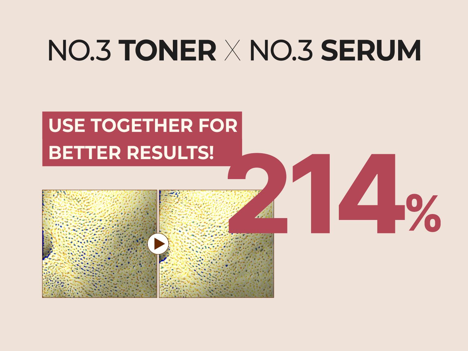 [numbuzin official shop] No.3 Serum | Skin Softening Serum | Pores, Textured, Bumpy, Rough to Glass Skin | Bifida, Galactomyces, Niacinamide, Adenosine, Panthenol | 1.69 fl. oz.