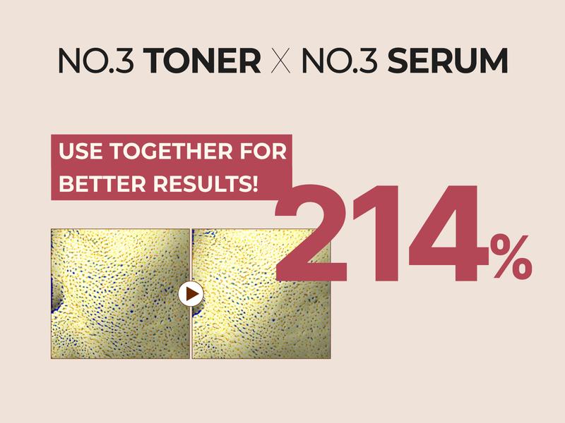 [numbuzin official shop] No.3 Serum | Skin Softening Serum | Pores, Textured, Bumpy, Rough to Glass Skin | Bifida, Galactomyces, Niacinamide, Adenosine, Panthenol | 1.69 fl. oz.