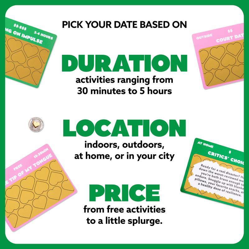 Relatable Date Night Scratch-Off Cards - Valentine’s Day Gift for Her, 50 Fun Date Night Ideas, Romantic Couples Gift, Family Board Games, Strategy Board Games, Tabletop Games