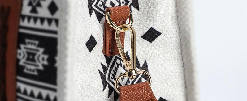 Canvas Tote Bag for Women with Clutch Purse,Spring Glow Up Lightweight Tote Bags with Crossbody Bags,Shoulder Bags,Boho Aztec Handbags for Work,Office