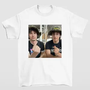 Slushy Noobz Martin And Hamzah Viral Duo Funny YouTube Creator Graphic T-Shirt