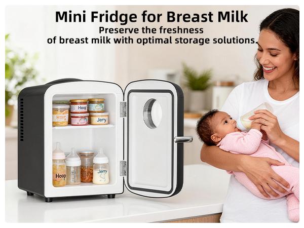 【TikTokShopSpringGlowUp】Antarctic Star 4L Mini Fridge, 12V/120V AC/DC Portable Electric Cooler & Warmer with Thermo-Electric Peltier System, Cool & Heat Function for Car/Home/Office, Black 【TikTokShopSpringGlowUp】Antarctic Star 4L Mini Fridge, 12V/120V AC/DC Portable Electric Cooler & Warmer with Thermo-Electric Peltier System, Cool & Heat Function for Car/Home/Office, Black