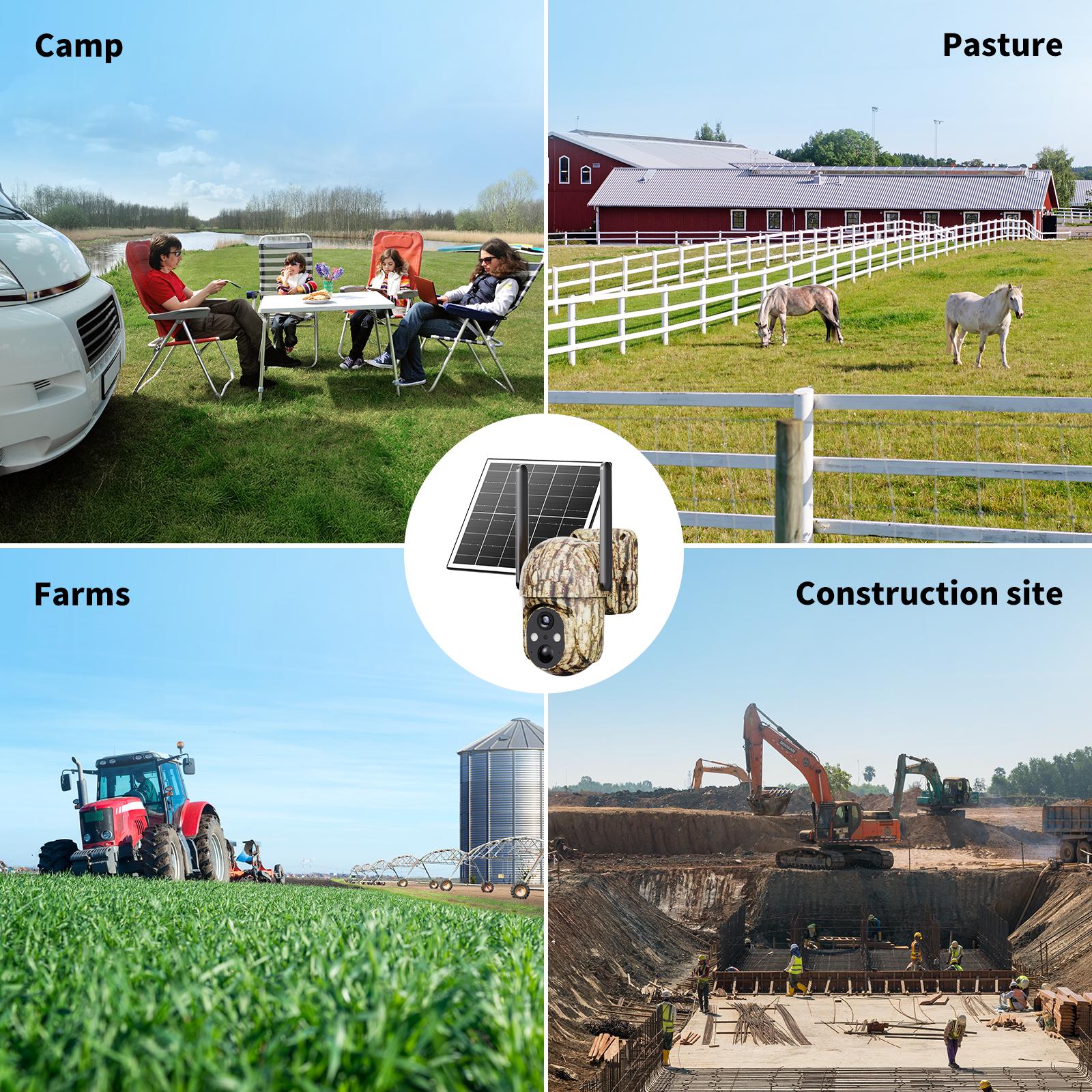 Solar 4G Security Camera | Wire-Free, Auto-Connects to Best Signal | 2K Full-Color Night Vision | AI Human-Only Detection Solar 4G Security Camera | Wire-Free, Auto-Connects to Best Signal | 2K Full-Color Night Vision | AI Human-Only Detection