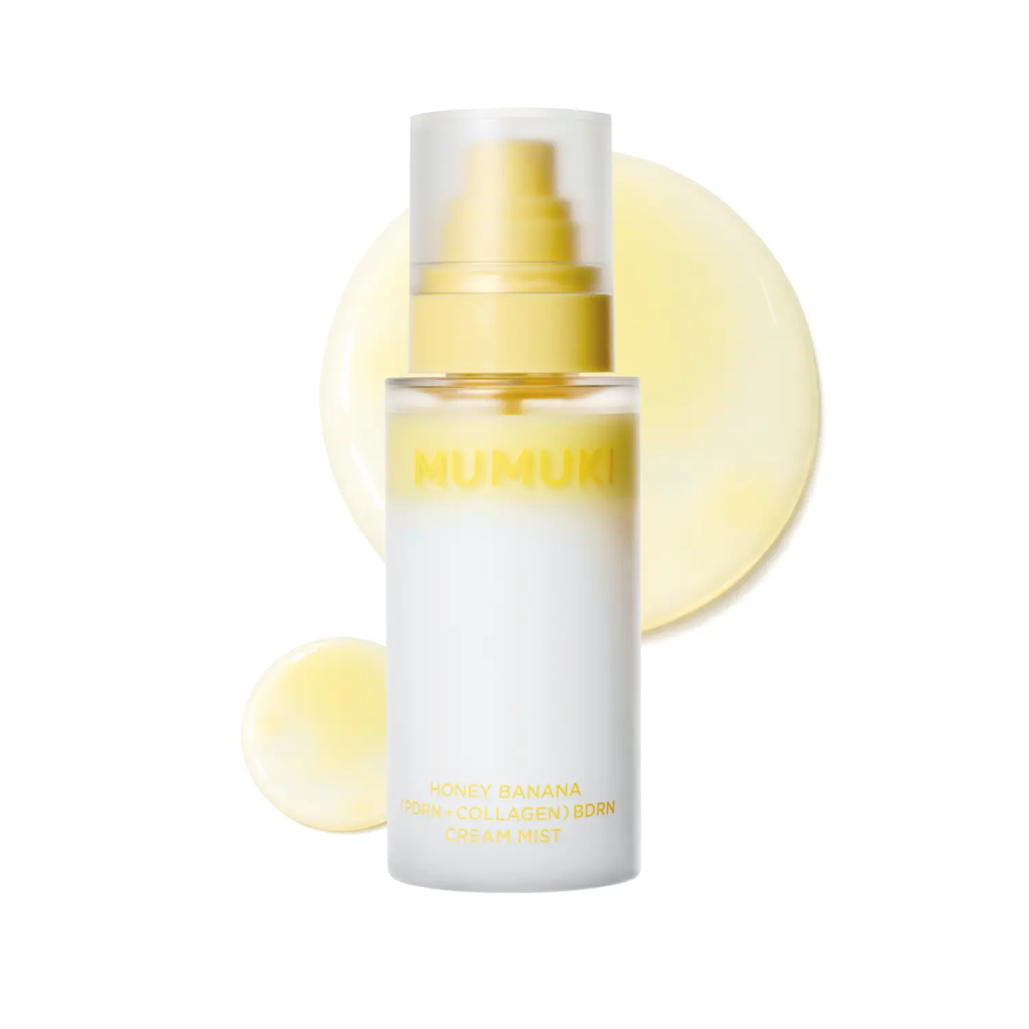 MUMUKI Honey Banana BDRN Cream Mist, Moisturizing Facial Spray for Dewy Skin & Barrier Support with Retinol, Collagen & 10 Hyaluronic Acids for Dry & Sensitive Skin, Moisturize, Moisture, Infinite Glow, Plump Skin