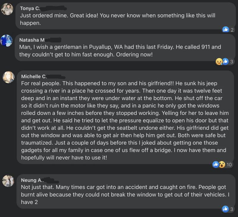 2-in-1 Emergency Window Breaker & Seatbelt Cutter 2-in-1 Emergency Window Breaker & Seatbelt Cutter