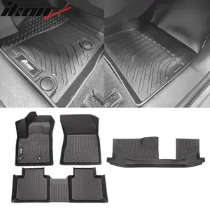 Floor Mats Carpets for Mitsubishi Outlander 2022-2023 All Weather 3D TPE