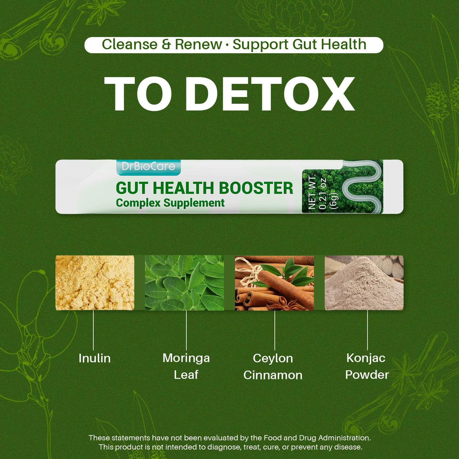 【Upgraded】DrBioCare gut&colon support Supplement, Supports Digestive Health &Nutrient Absorption, Cleanse & Promote BowelRegularity Fitness Edible