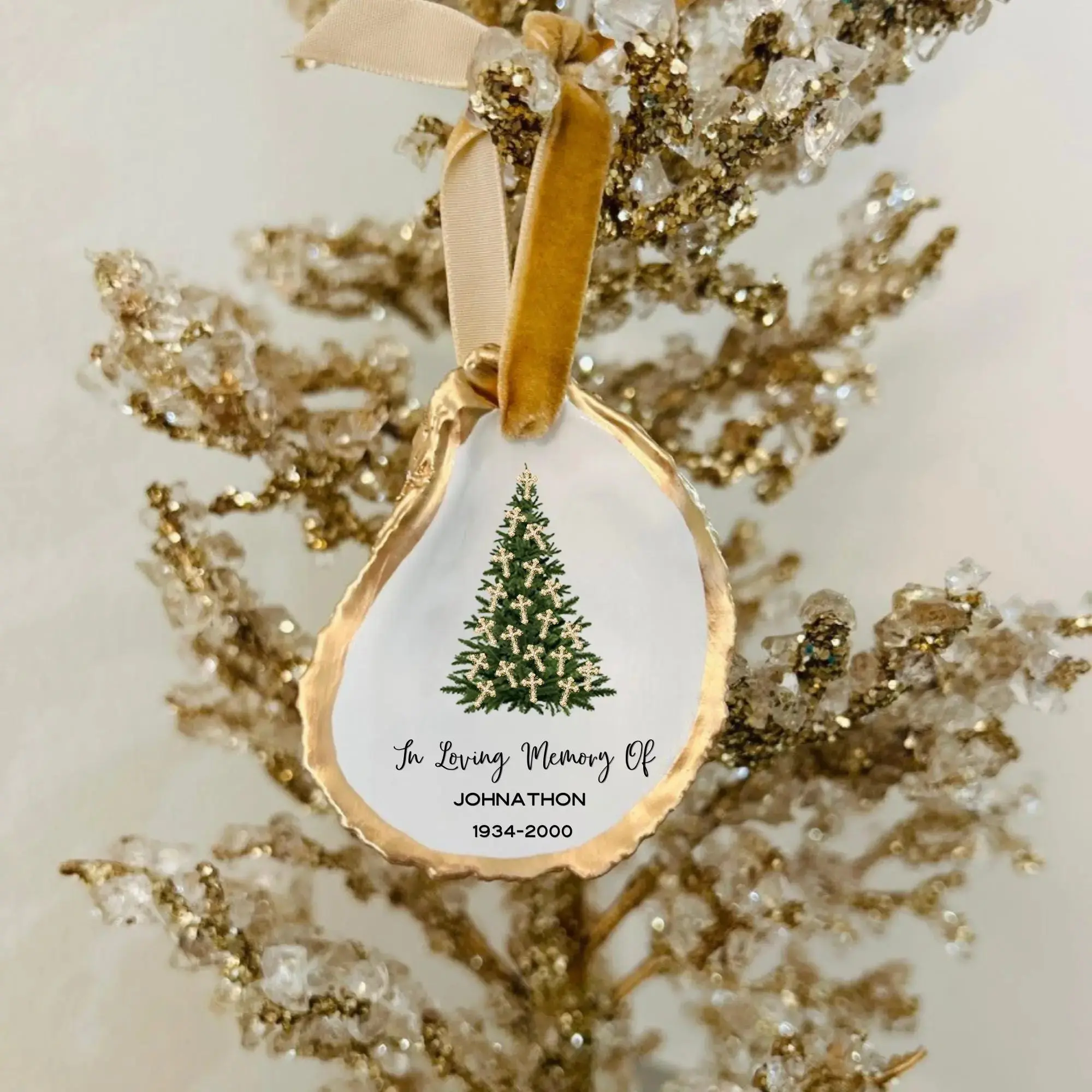 In Loving Memory Of Memorial Christmas Tree Ornament